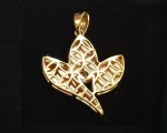 Inner Bloom Yellow Gold Pendant with 0.2 Carat Diamond - Image 4