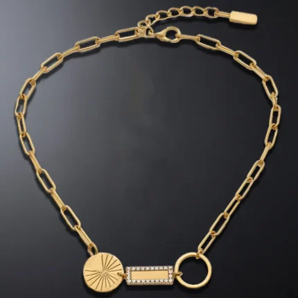 Solara 18K Yellow Gold Necklace